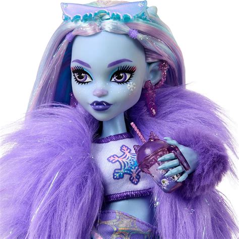 Monster high abbey doll - Product Details. Monster High introduces Abbey Bominable, the daughter of the yeti! This charismatic and friendly monster hails from the cold peaks of the Himalayas and has the power to control ice and snow. Abbey Bominable doll comes with lots of spooktacular accessories, including her pet wooly mammoth Tundra!